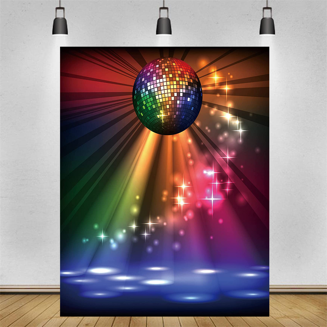Photography Lighting And Backdrop - 60er 70er Jahre Tanz Ballsaal DJ
