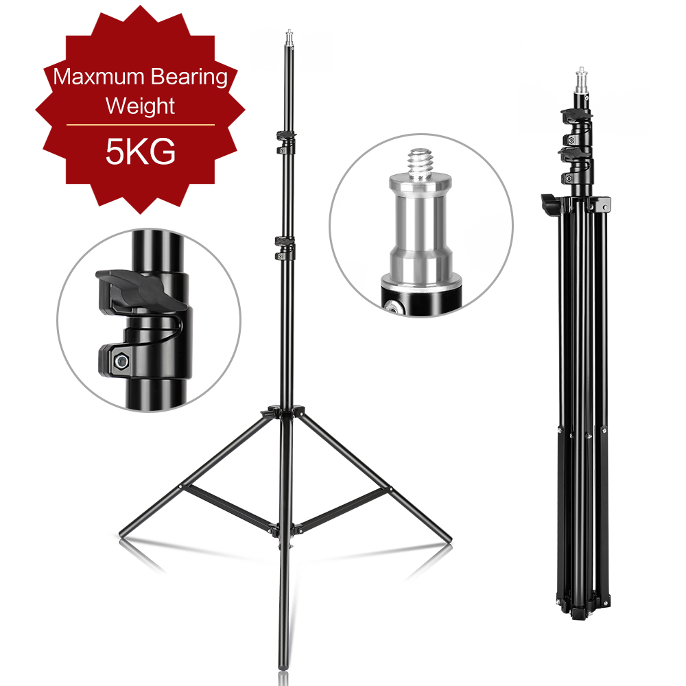240CM/7,9FT 1/4 Zoll Schraubst – Photography Video Lighting Kit With Adjustable Tripod Stand Bewertung und Preis