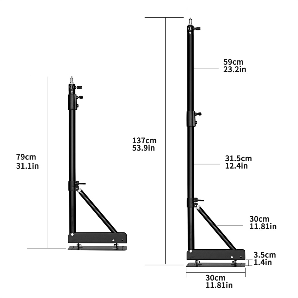 100/135/170 cm Wandmontage, dr – Photography Lighting Triangle Bewertung und Preis