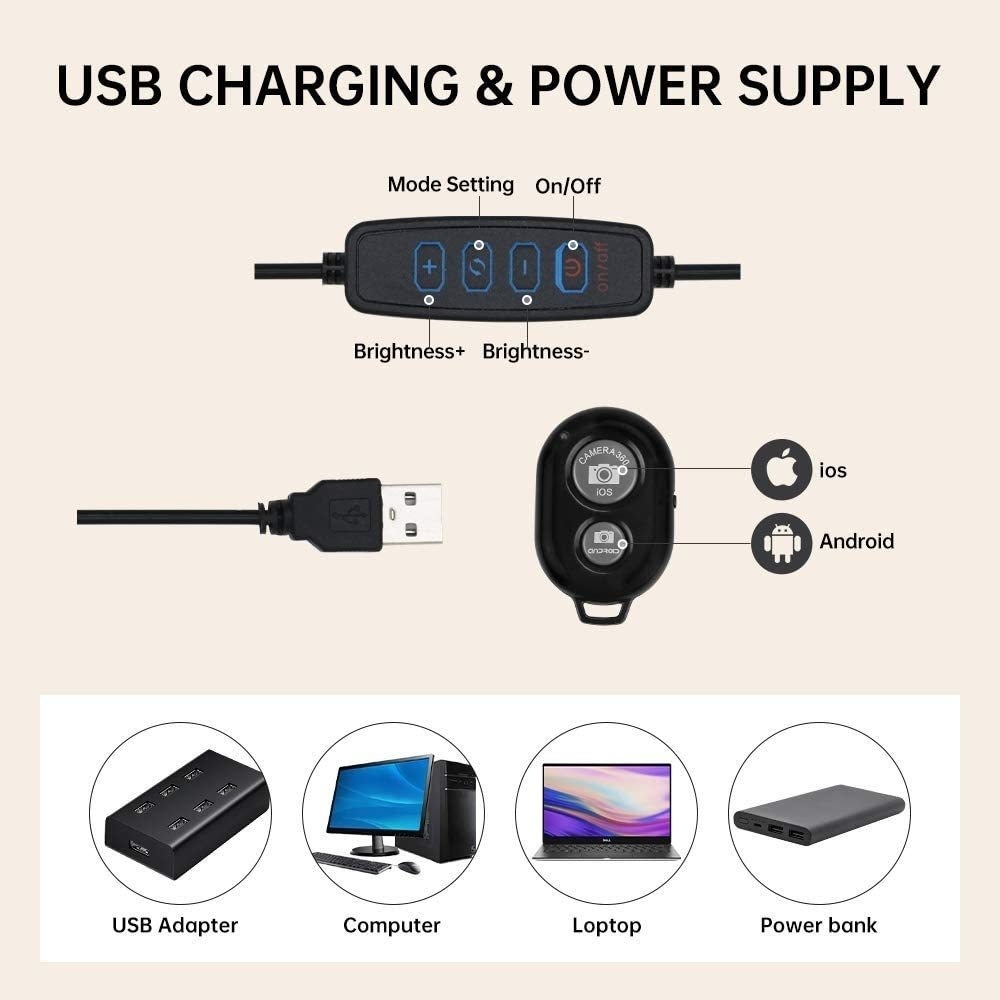 16 cm/26 cm/30 cm LED Selfie R – Photography Lighting Overhead Bewertung und Preis