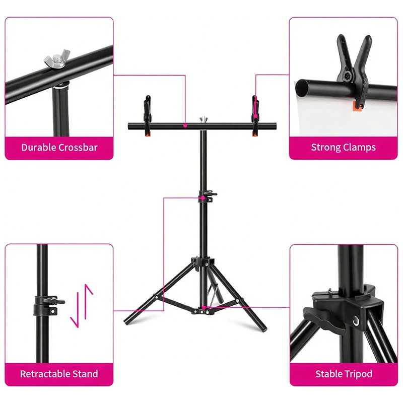 T-förmiger Fotografie-Hintergr – Photography Lighting And Backdrop Bewertung und Preis