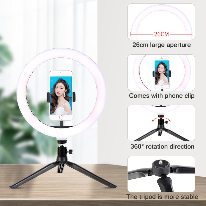 26 cm 10 zoll Led Ring Selfie  – Photography Lighting Continuous Bewertung und Preis