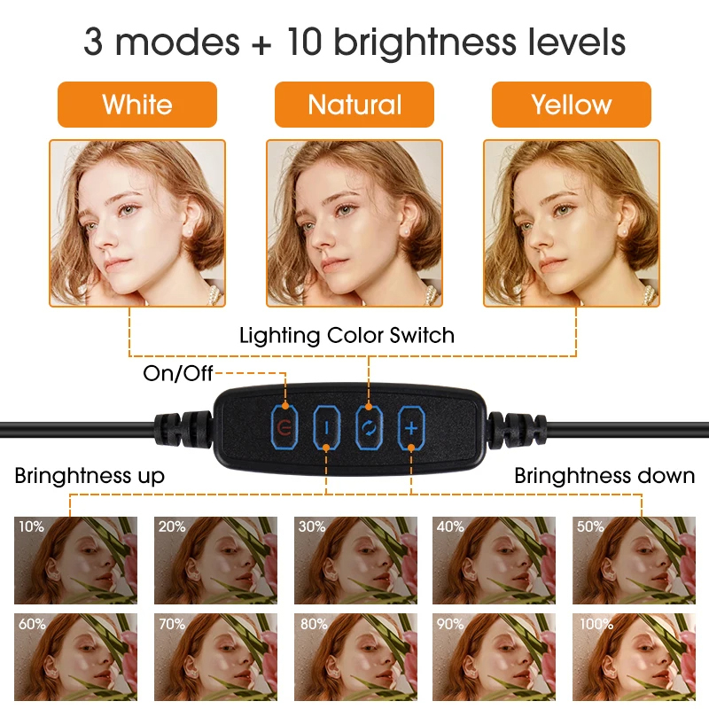 10-Zoll-LED-Selfie-Ringlicht,  – Photography Lighting Overhead Bewertung und Preis