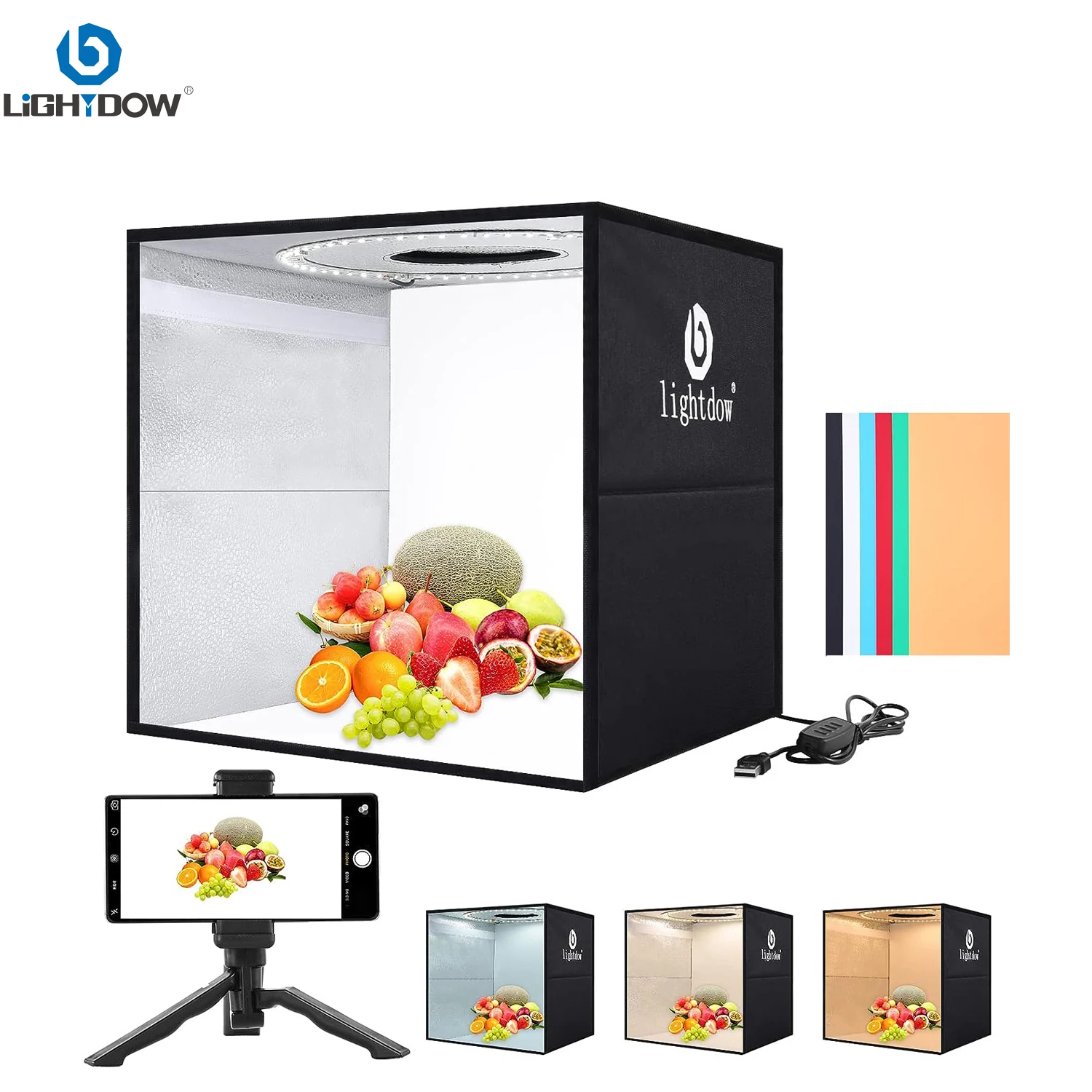 Lightdow Dimmbare Fotobox, LED – Photography Lighting And Backdrop Bewertung und Preis