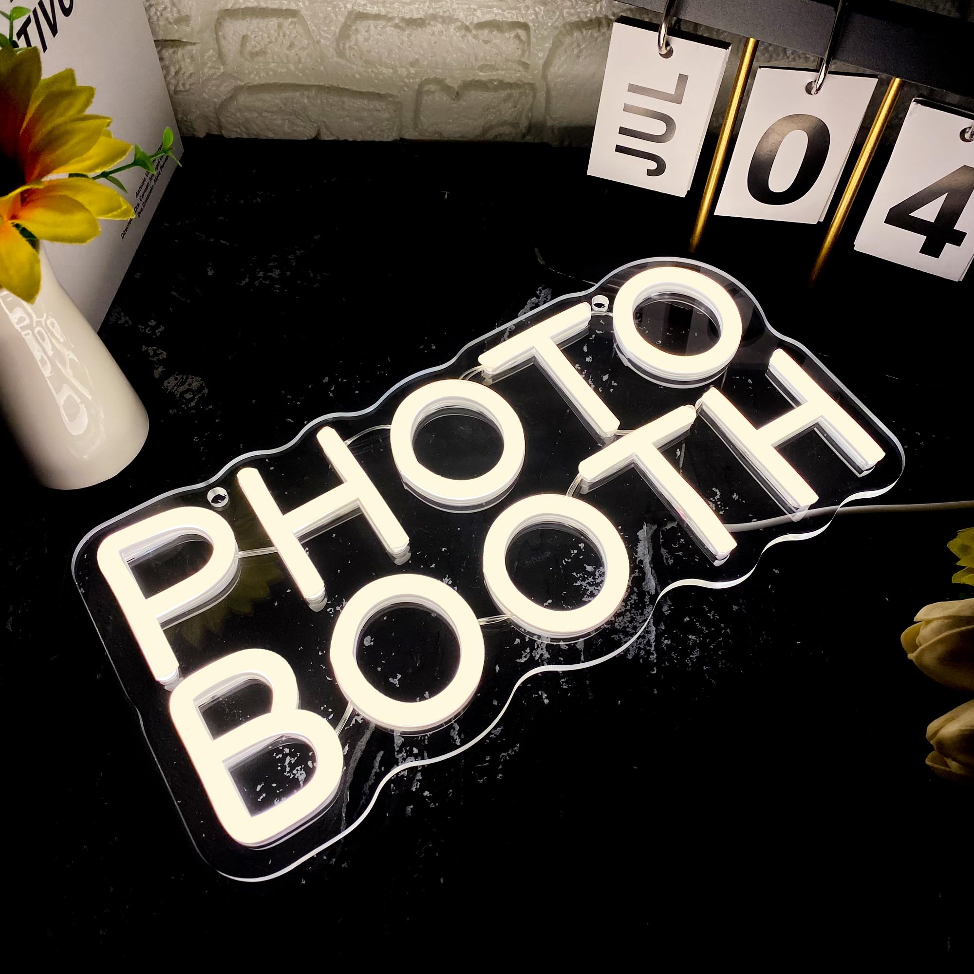 Neonschild mit Fotokabine, dim – Photography Lighting Wedding Reception Bewertung und Preis