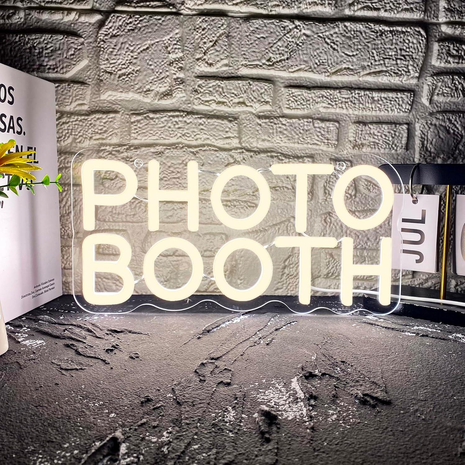 Fotobox-Neonschild Dimmbares L – Photography Lighting Wedding Reception Bewertung und Preis